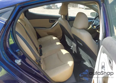 2013 Hyundai Elantra Limited из США, поврежденный, VIN 5NPDH4AE2DH311823